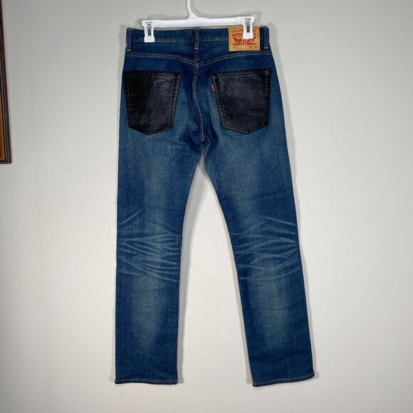 Levi's 513 x Junya Watanabe Patchwork Denim Jeans Men 30 x 32 Blue Casual Pants - Picture 2 of 16